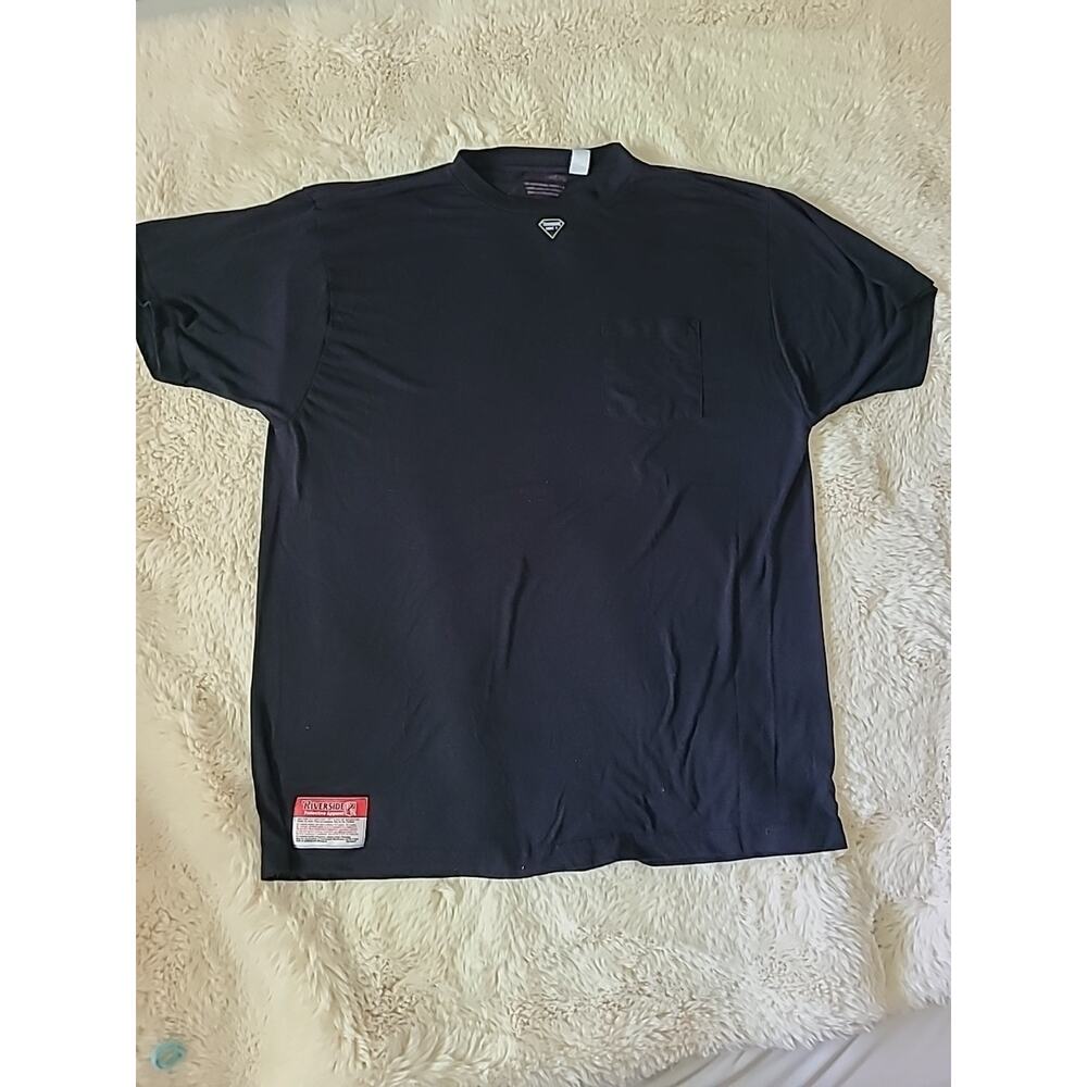 Riverside FR Protective Apparel HRC 1 - Color Navy shirt Pocket 2xl Regular